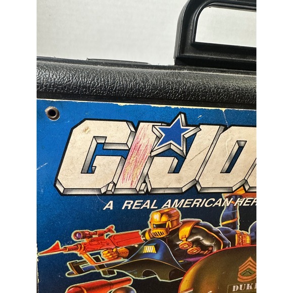 Vintage G I Joe Battle Figure Collector Case Action Figure Storage Toy Box - Picture 3 of 15
